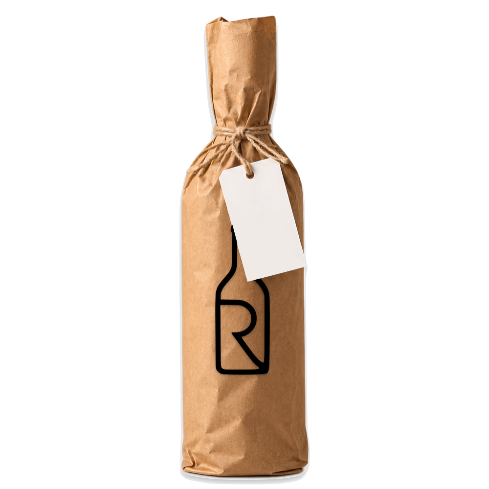 Fles wijn verpakt als verrassing van ROOIEWIJN.NL